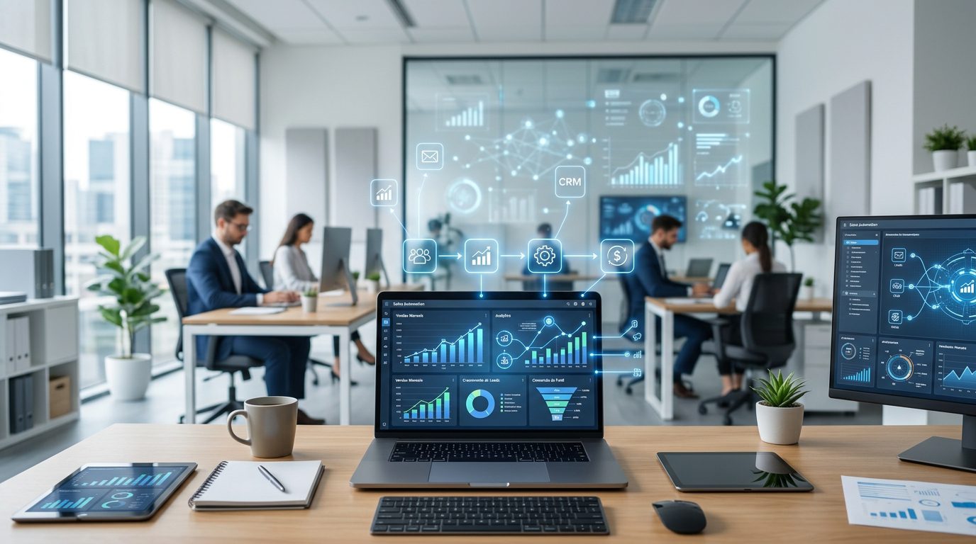 Automação de Vendas para Pequenas Empresas: Guia Prático e Atual